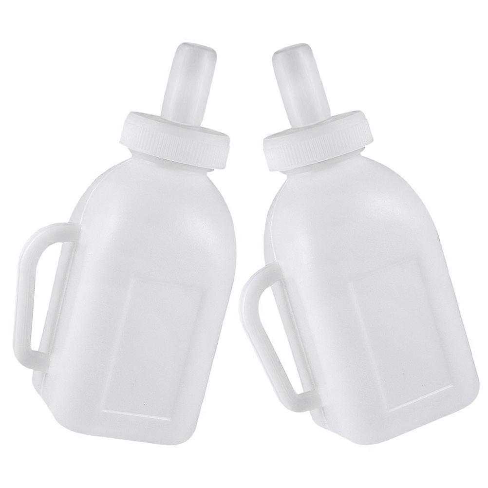 Lamb Feeding Bottles Calf Bottle for Feeding Animals 4Sets Plastic