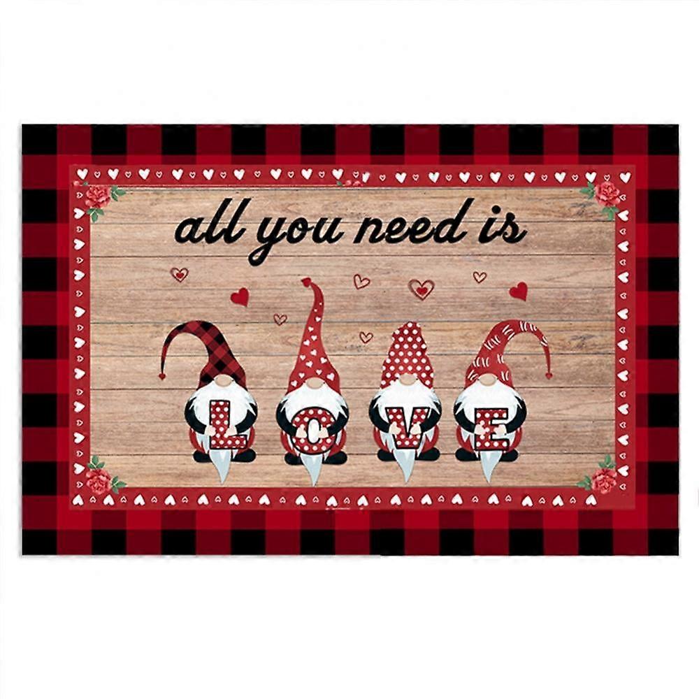 Orchip Kitchen Door Absorbent Non-Slip Printed Mat 15.7*23.7"