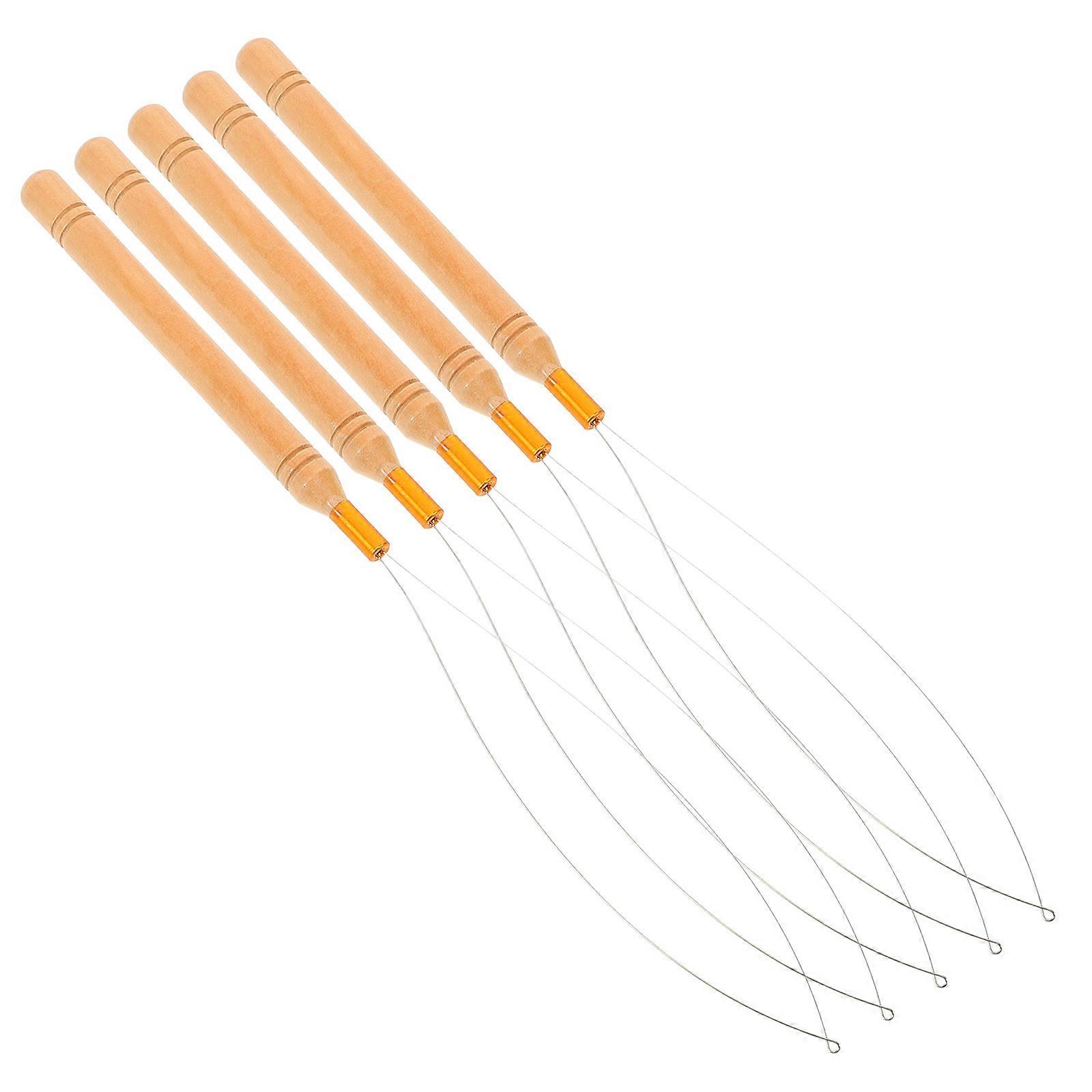 5Pcs Beading Embroidery Tools DIY Yarn Knitting Threads Bead Threader for Jewelry Making