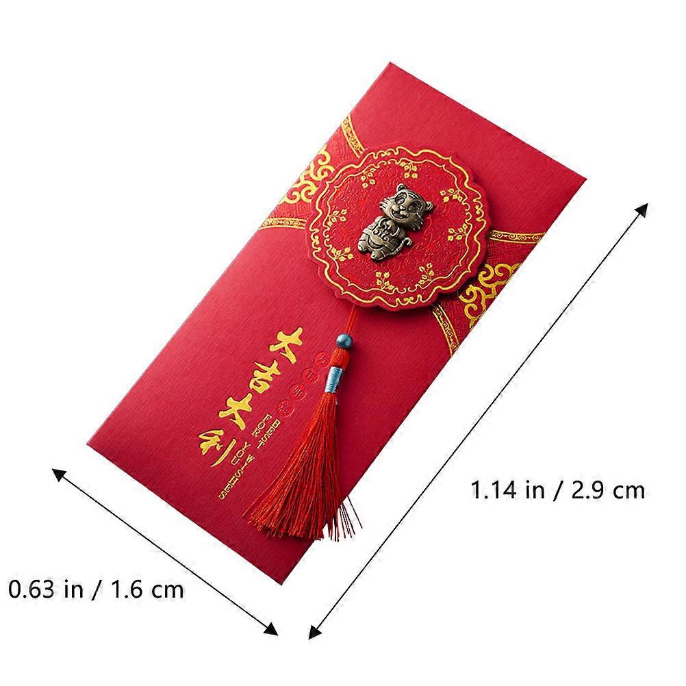 New Year Red Envelopes Red Pockets for Chinese New Year 8Pcs Pack