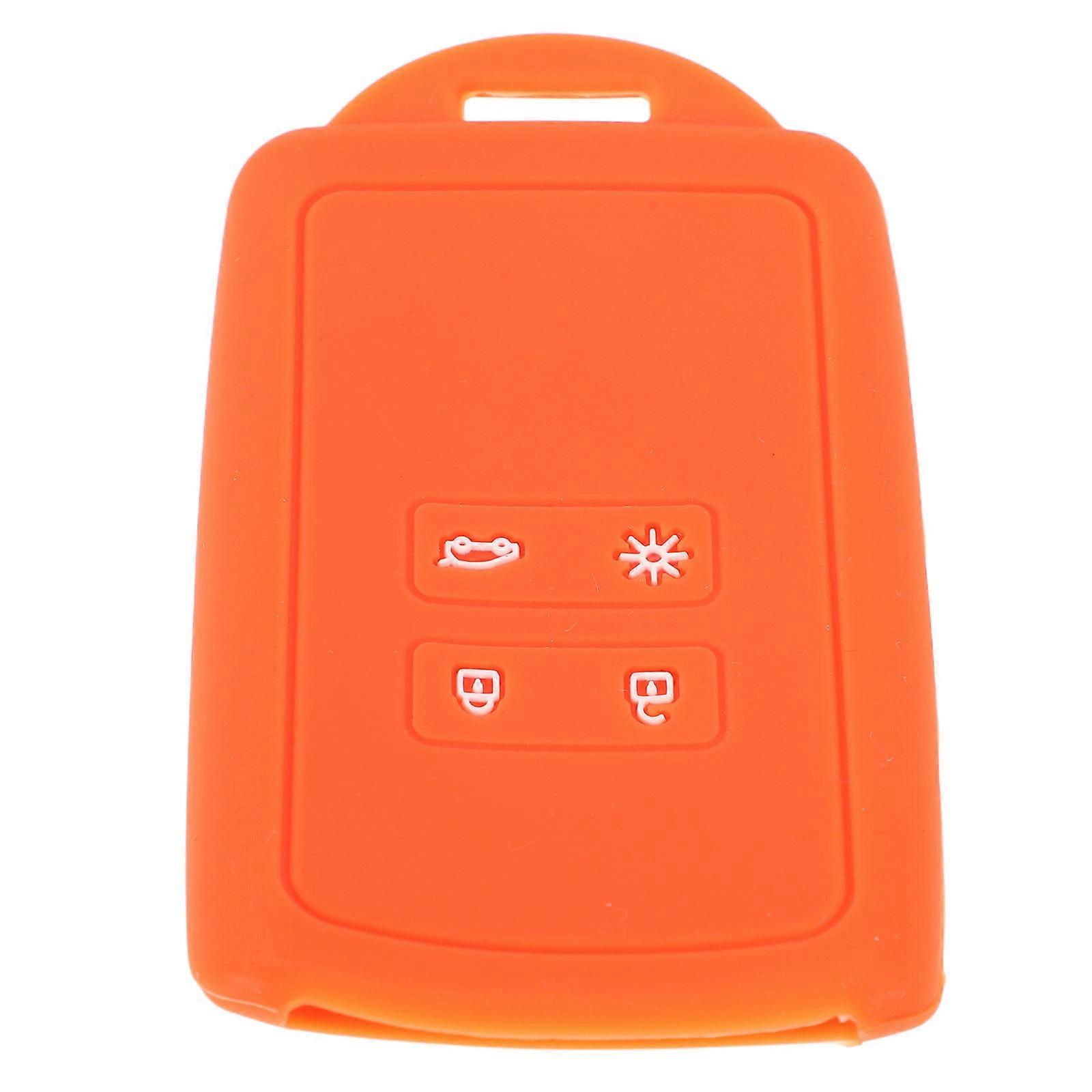 Waterproof Silicone Car Key Cover for Orange Protective Shell