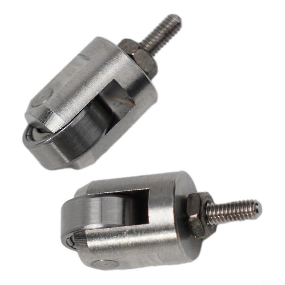 2 PCS M2.5 Dial Indicator Contact Point Roller Tip for Precise Measurement Accuracy