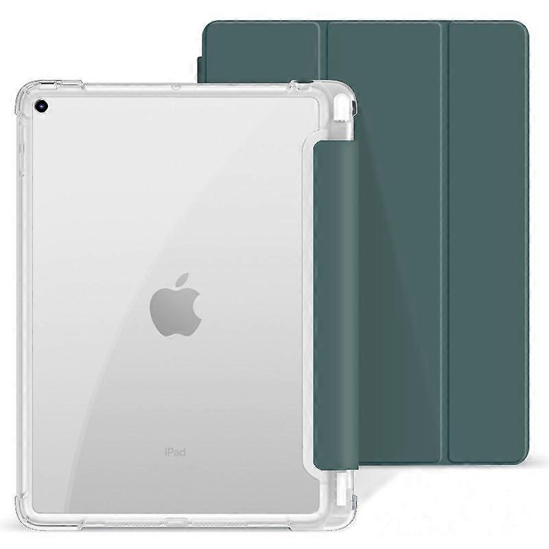 Stylish Case For Ipad 2021 Pro11 Premium Black Belt Tri-fold Transparent Soft No2227