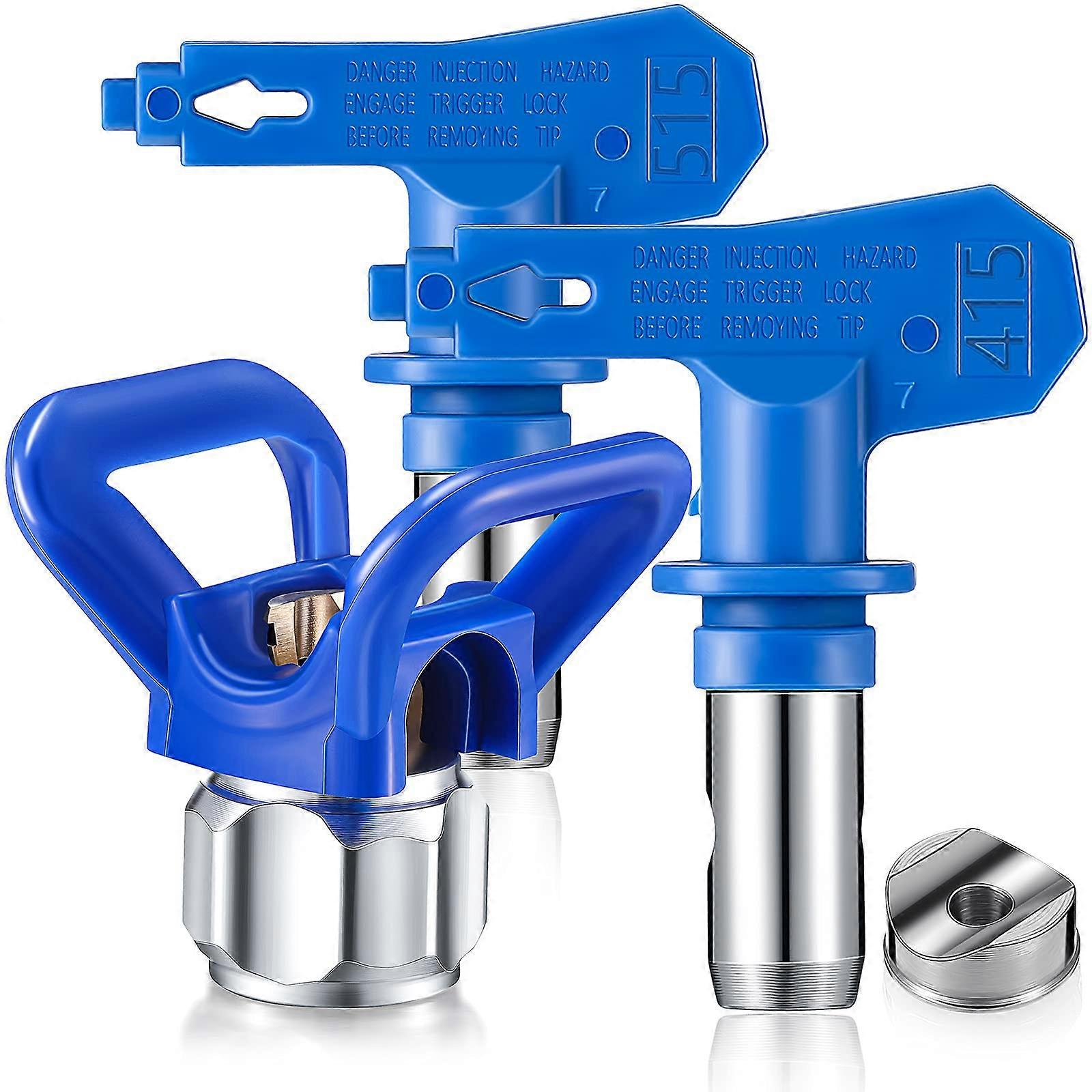 Airless Paint Sprayer Tip Guard 415 515 with Nozzle Seat Replacement for Durable Spray Performance Ref:8645