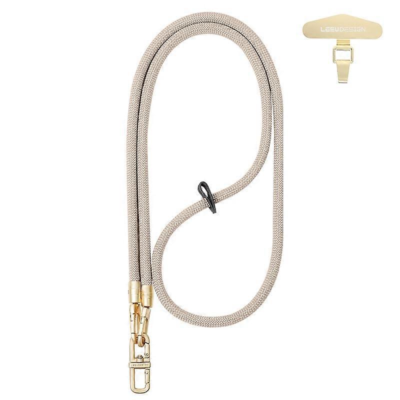 LEEU DESIGN 120cm Smartphone Shoulder Strap with Metal Tether Tab, Adjustable Cell Phone Polyester L