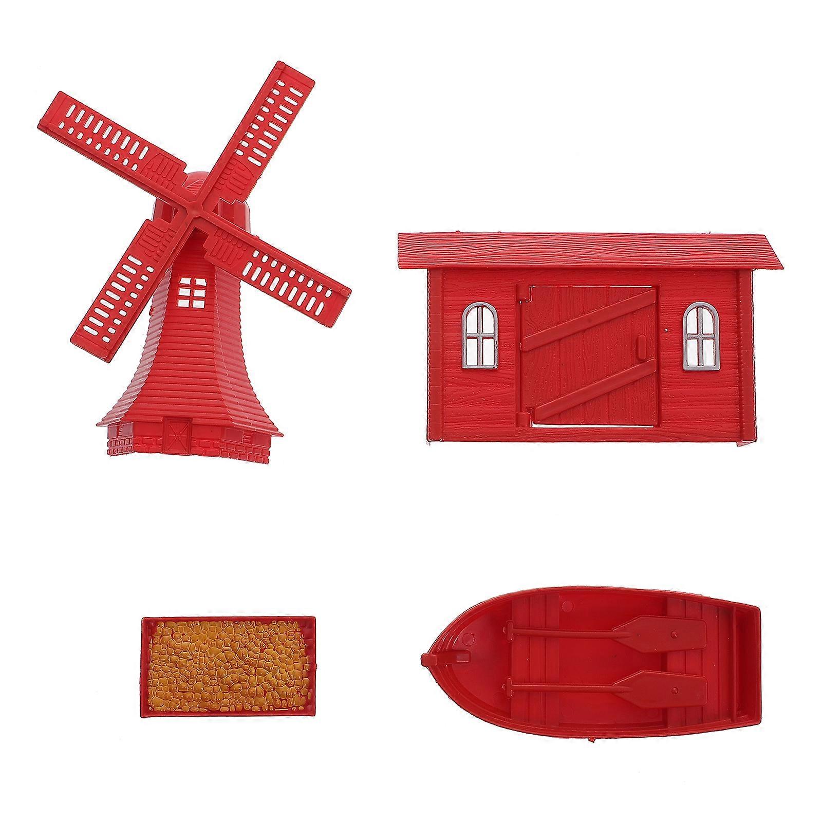 Simulation Farm Tools Model for Decor with 16Pcs Farm Accessories