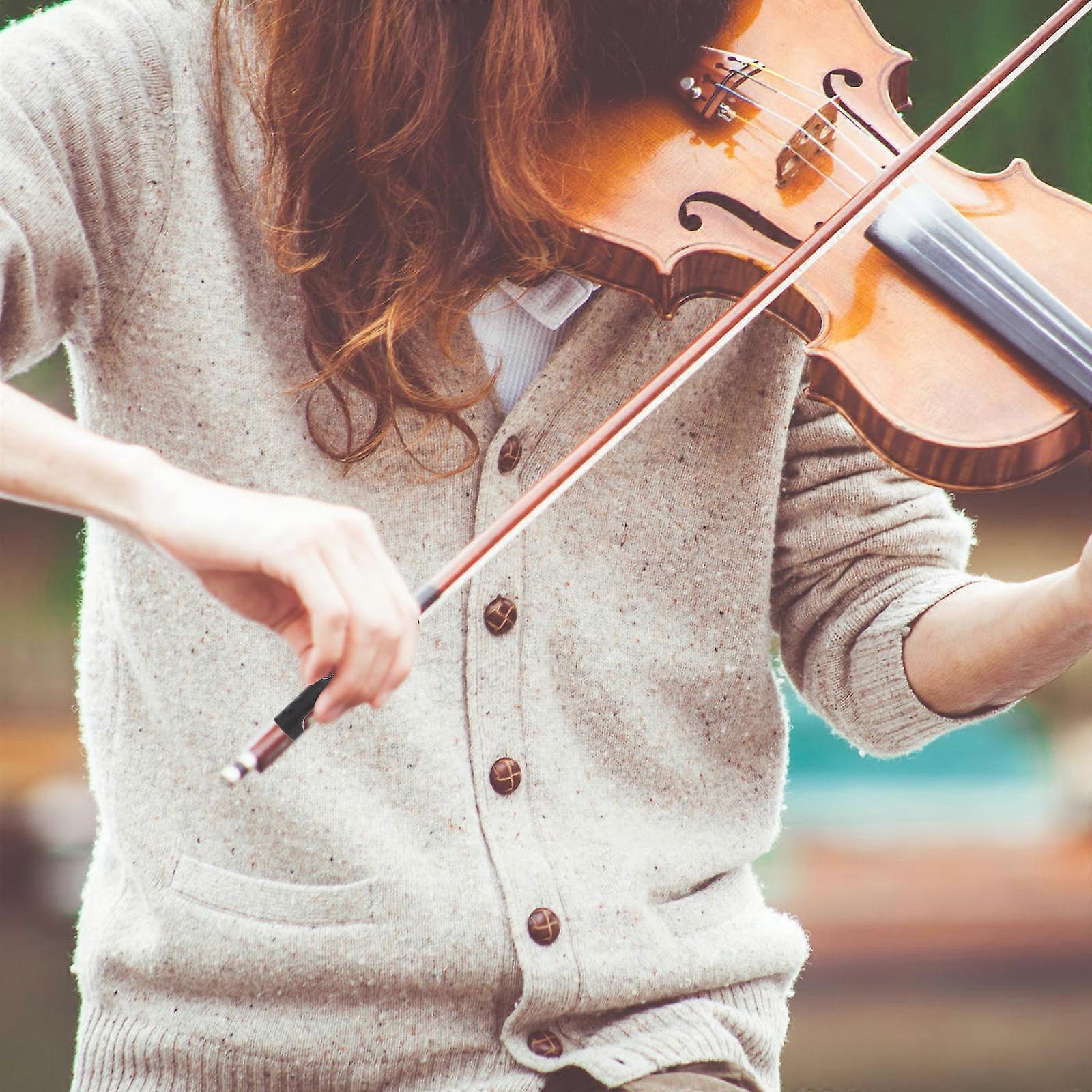 Black Rubber Bow Straightener Violin Bow-Holder Posture Correct Tool 1Pcs