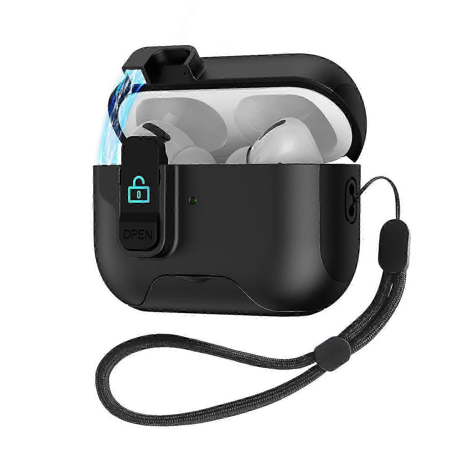 Automatic Pop-up Cover Holder Earphone Case with Switch Lock 25-26