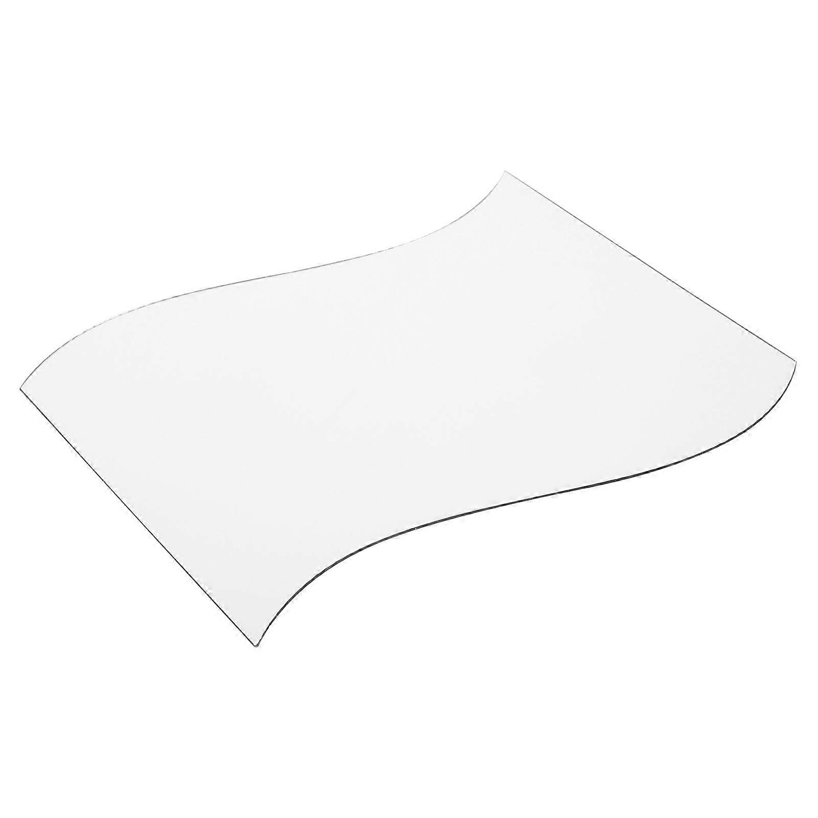 Wavy Mirror Wall Sticker Silver Acrylic Decorative Wall Sticker