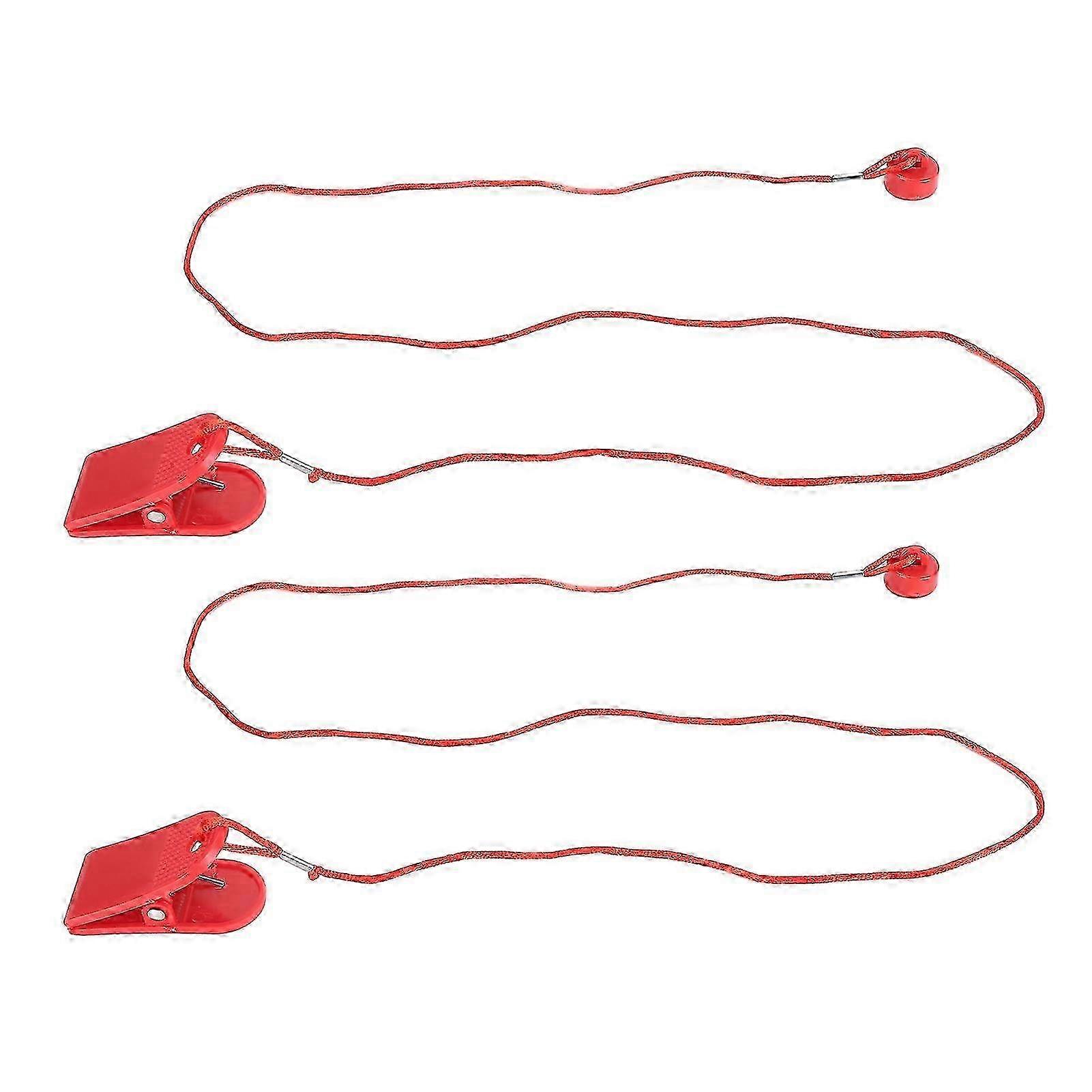 Universal Treadmill Emergency Stop Switch Safety Key - 2PCS Pack 26-27s