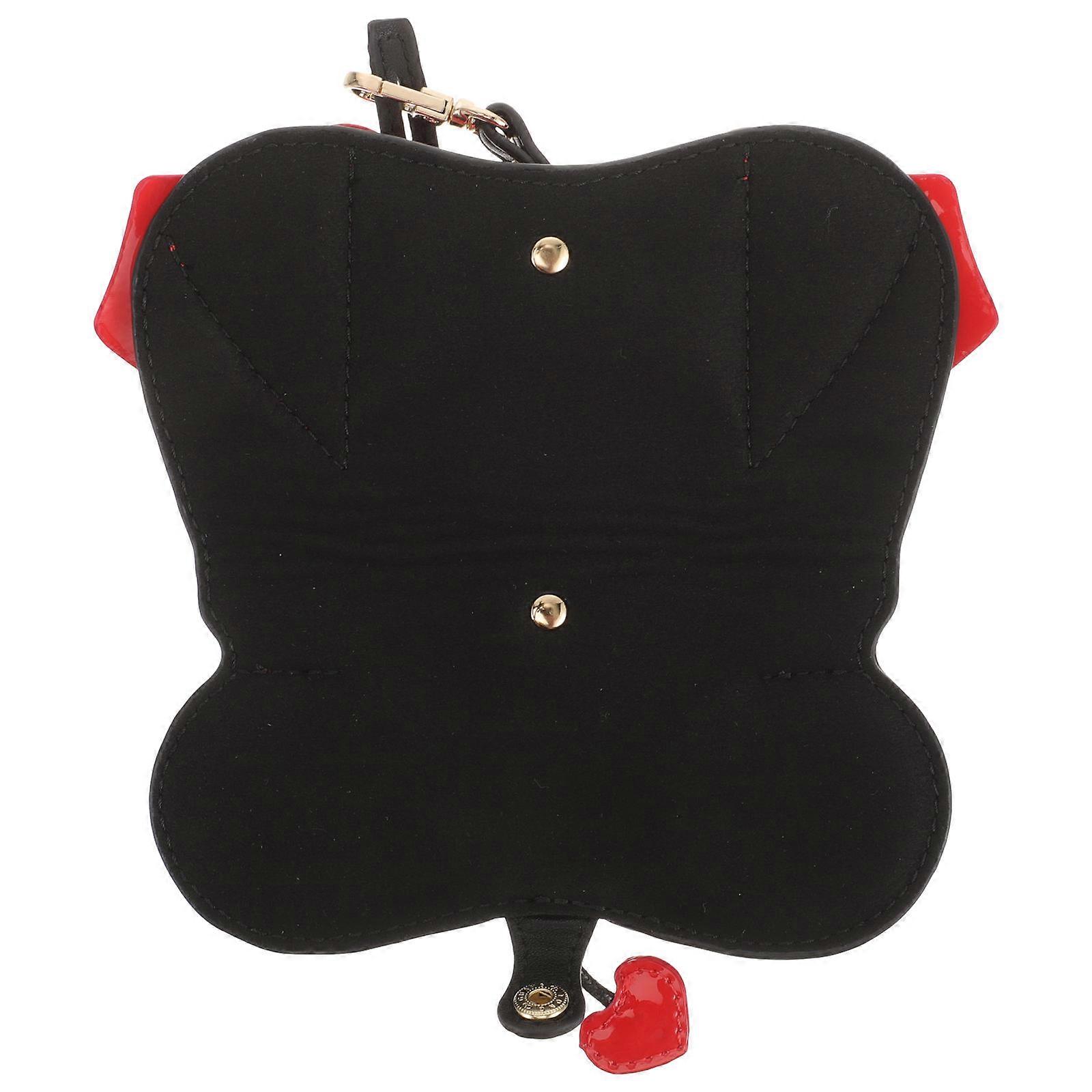 Red Glasses Pouch for Storage Use with 4Pcs Glasses Case Set