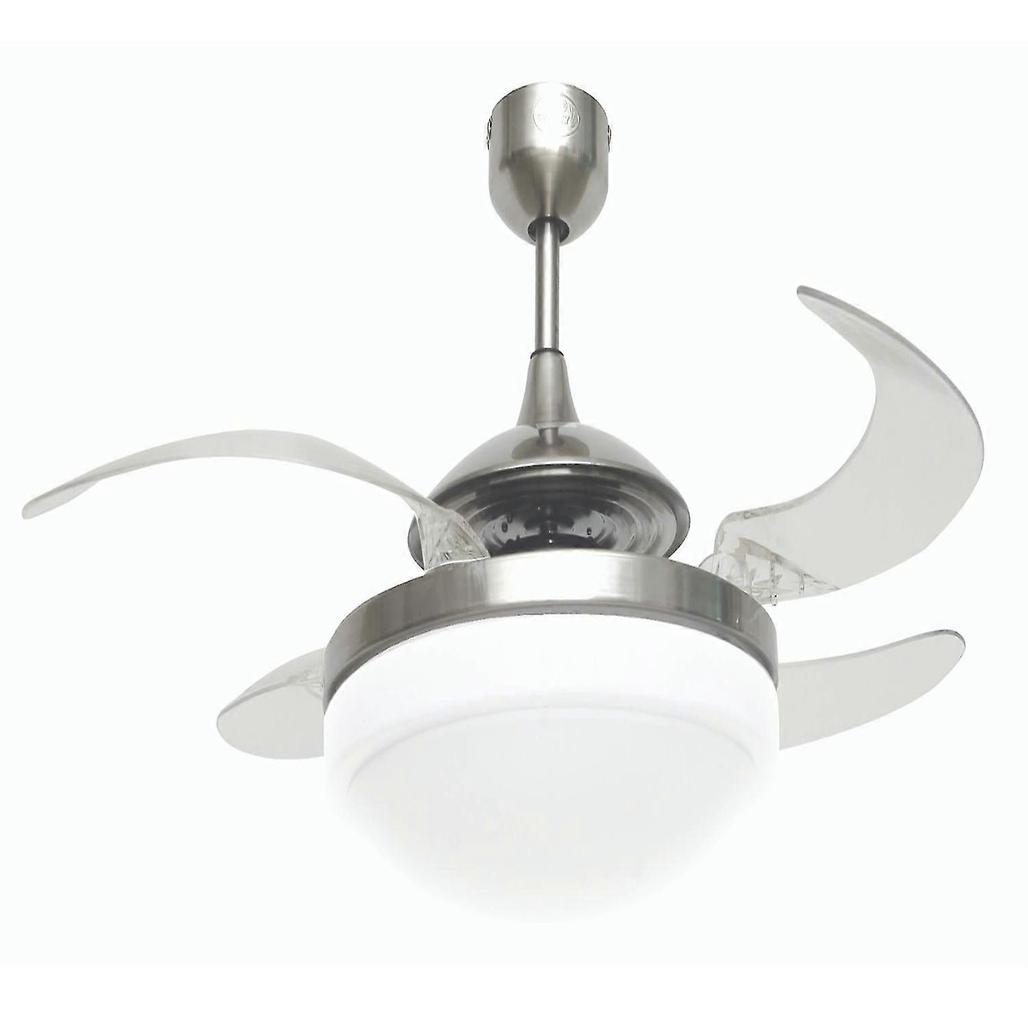 Retractable ceiling fan Fanaway Evo2 Endure Brushed Chrome