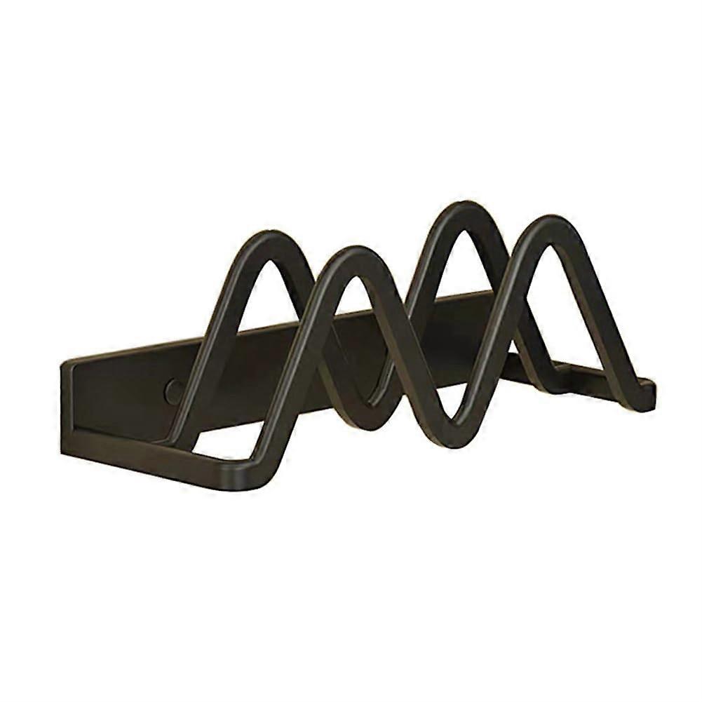 RustProof Wall Mounted Pot Lid Holder with Strong Bearing Capacity, NoDrill SpaceSaving Design