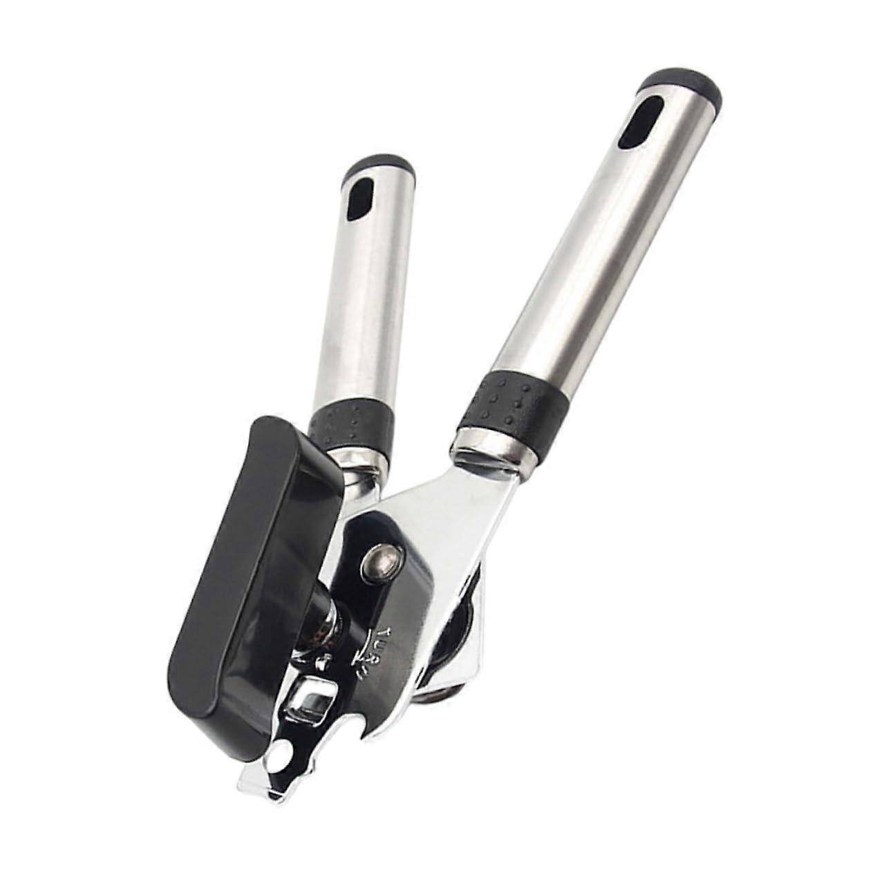Ergonomic Can Opener and Jar Opener with Smooth Edge, MultiFunctional for Kitchen Use