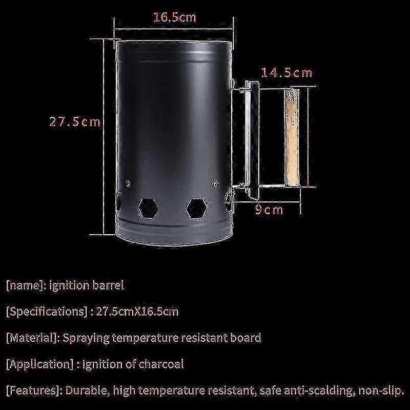 Barbecue Tools Charcoal Ignition Barrels Bamboo Chimney Starter