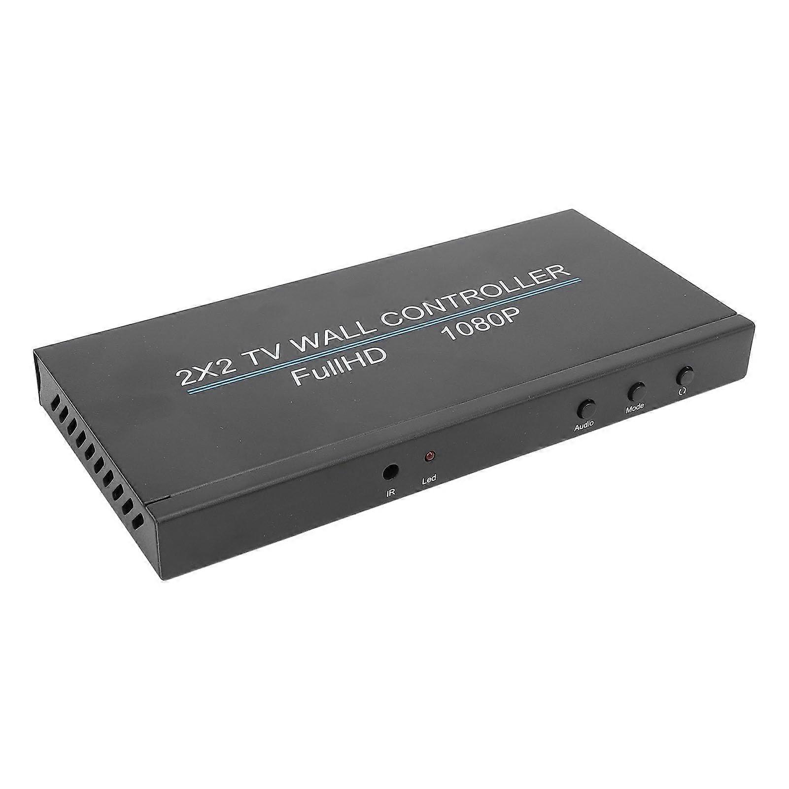 4K 2x2 HDMI Video Wall Controller Processor with MultiScreen Modes and 180° Rotation