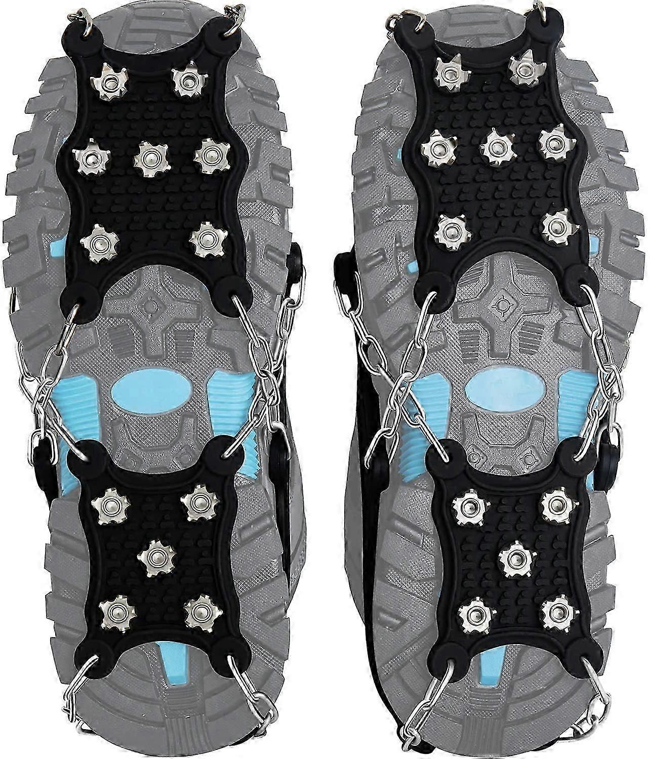 12-Stud Ice Cleats for Boots & Shoes
