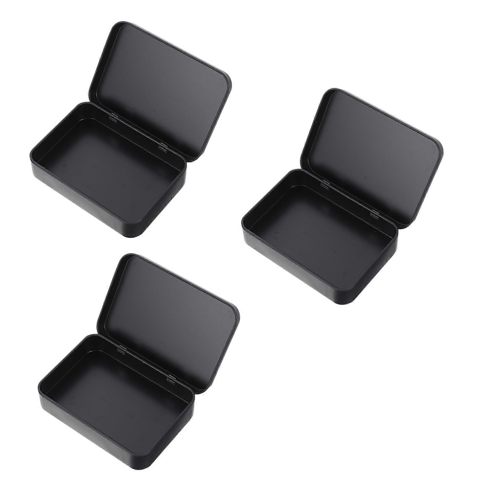 3pcs Waterproof Trading Card Storage Box with Secure Closure, Compact Deck Organizer