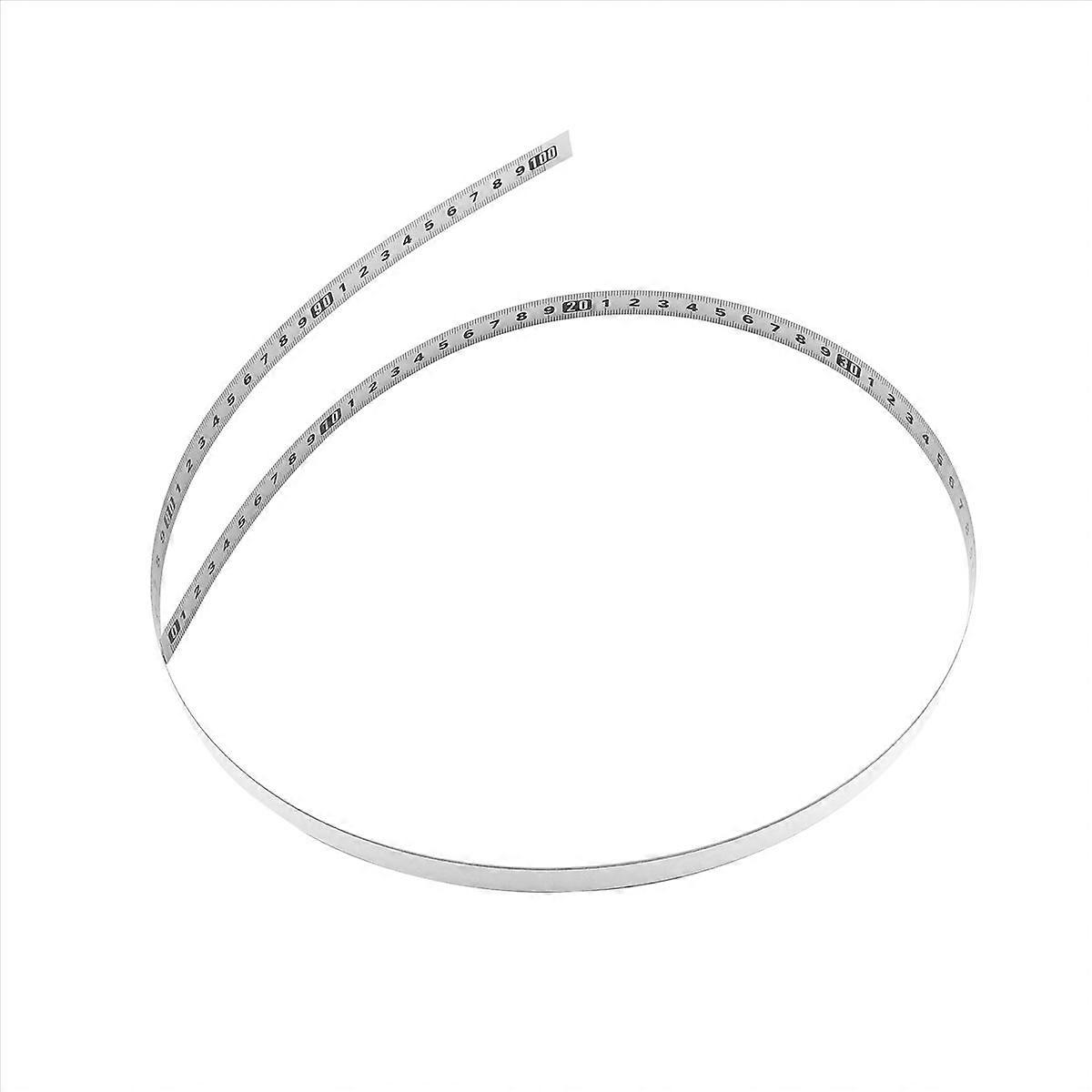 Stainless Steel Adhesive Scale Woodworking Guide ,C-100cm