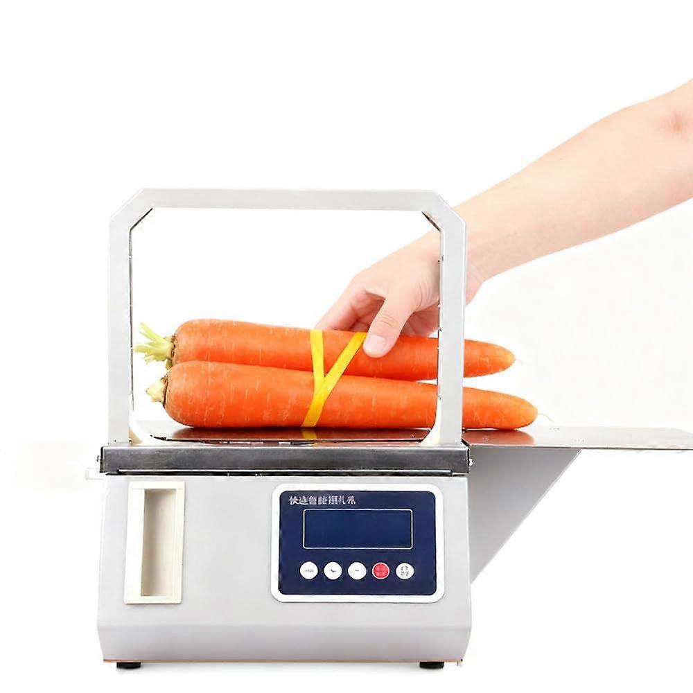 Cordless Automatic Vegetable Strapping Machine with Smart Photoelectric Sensing and 1.5s Fast Bundling