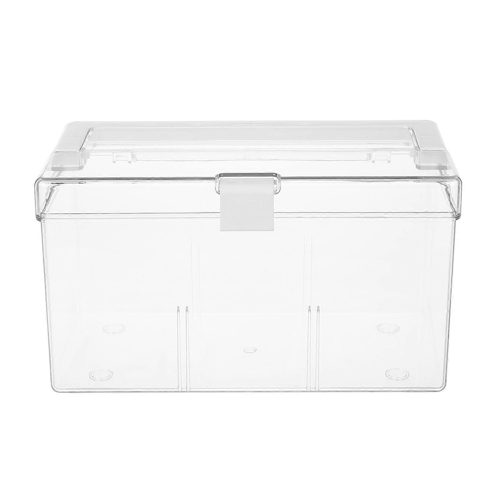 Transparent Acrylic Trading Card Storage Box for Storage with Lid