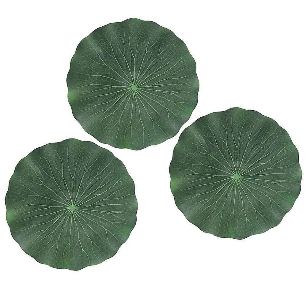 Artificial Floating Lotus Leaf Eva Leaf for Garden Pond Decoration 3Pcs