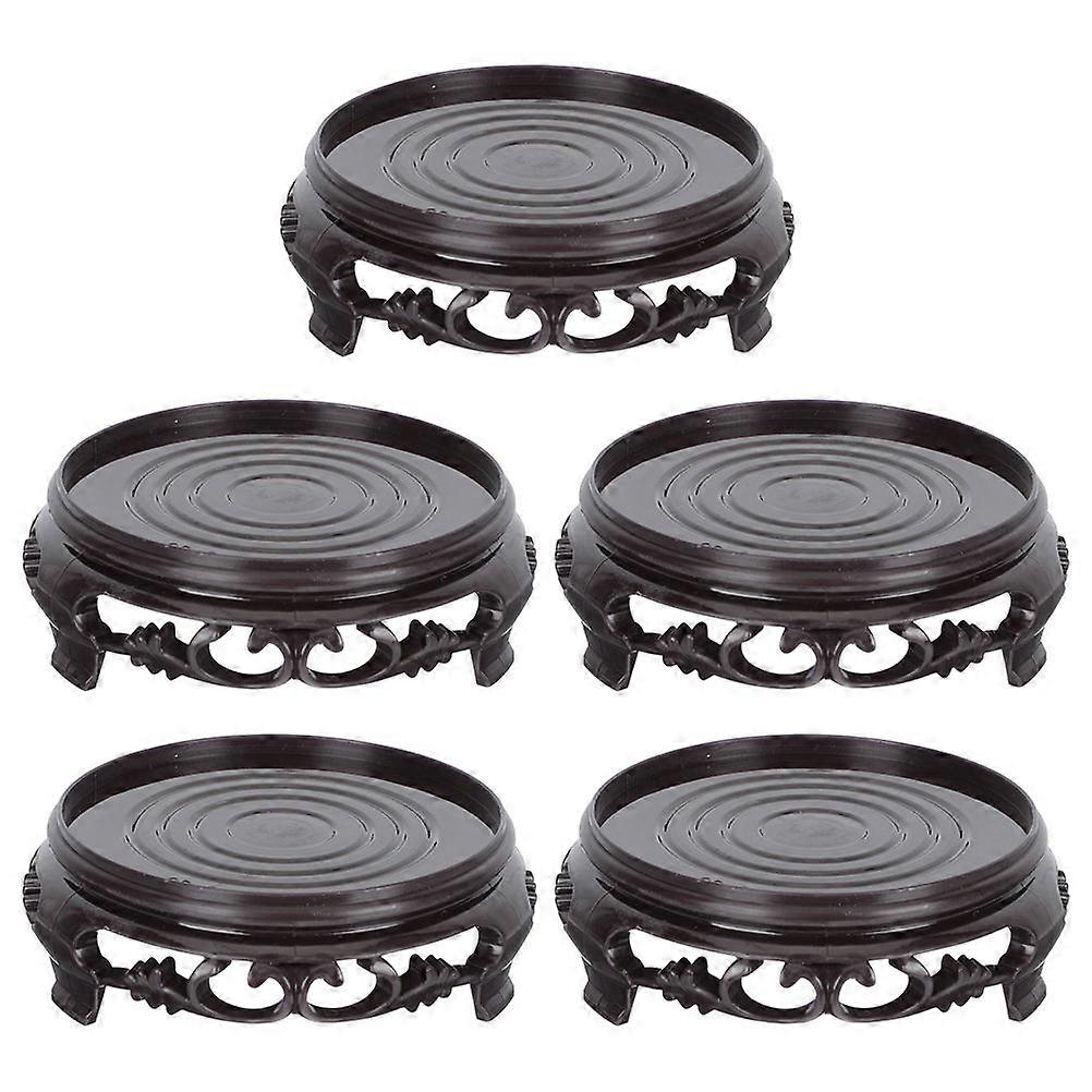 Flower Pot Frame Round Plant Pot Holder for Home Use 5Pcs Practical Set