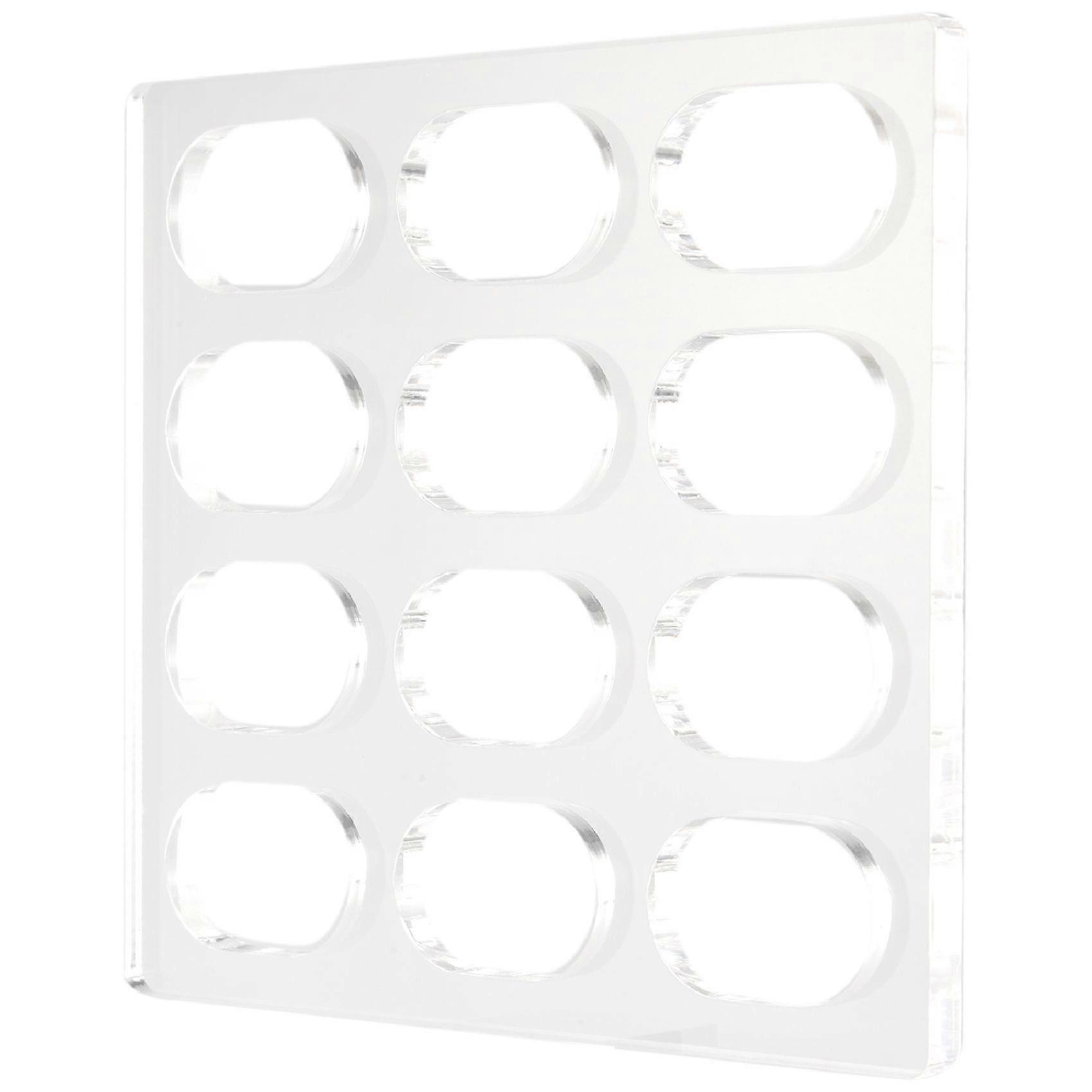 Clear Polycarbonate Dacquoise Cake Mold Oval Dakovaz Macaron Mould Cake Decorating Tool Bakeware