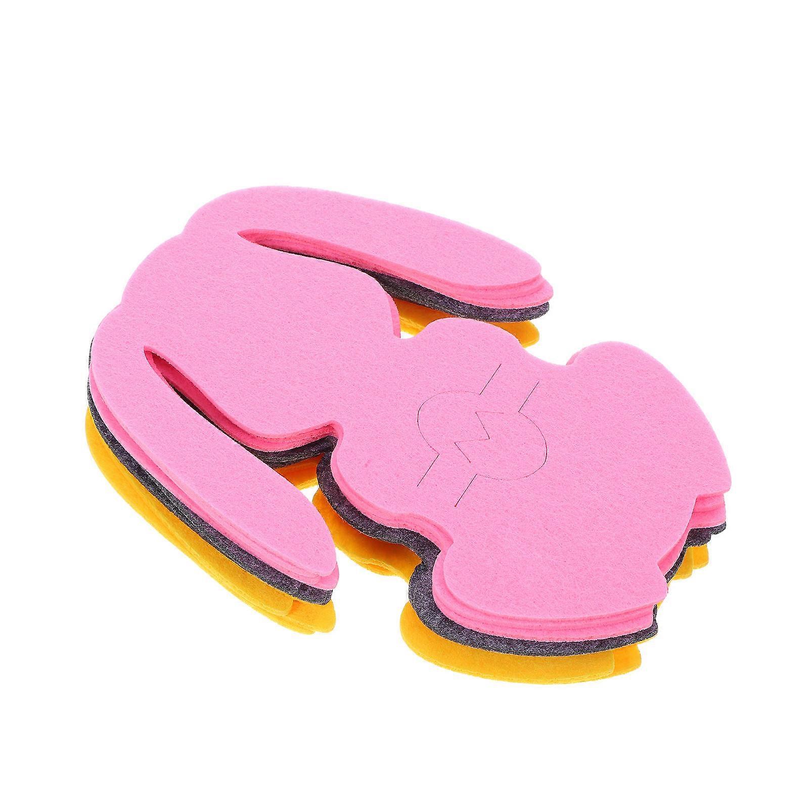 Rabbit Felt Cutlery Mats for Easter Dining Table Protection 12Pcs Set