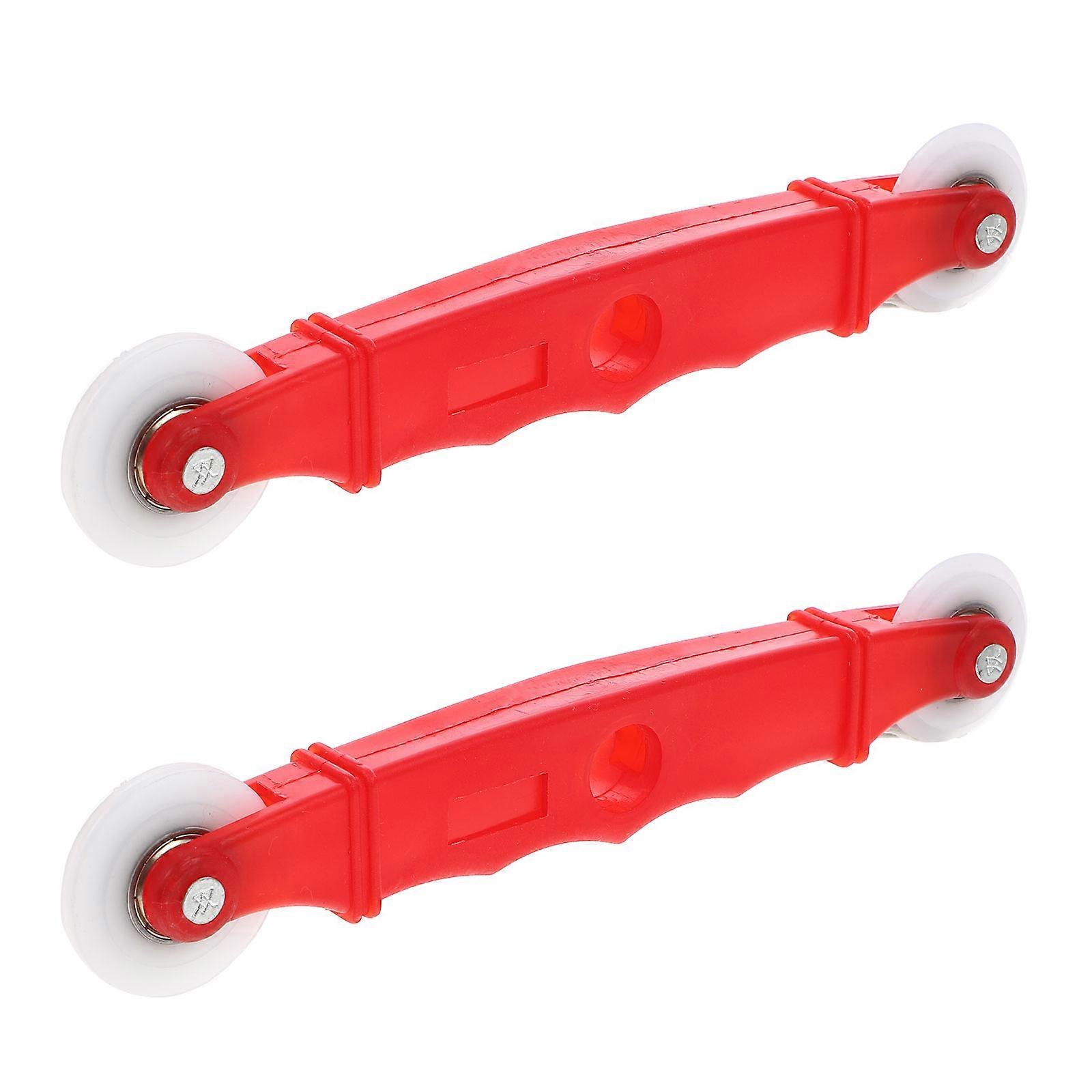 Screen Repair Kit Window Screen Roller Tool for 2Pcs Double-Headed Nylon Roller