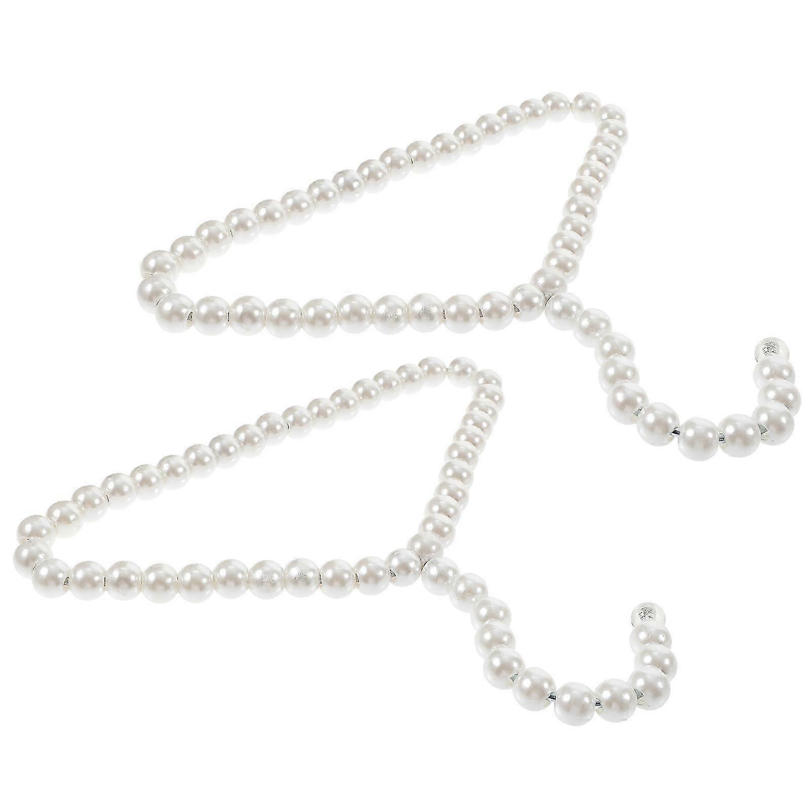 Small Pearl Dog Clothes Hangers, 4Pcs Beige