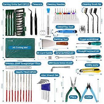 3D Printer Accessories Toolkit, 78-Pc Tool Kit For 3D Printers