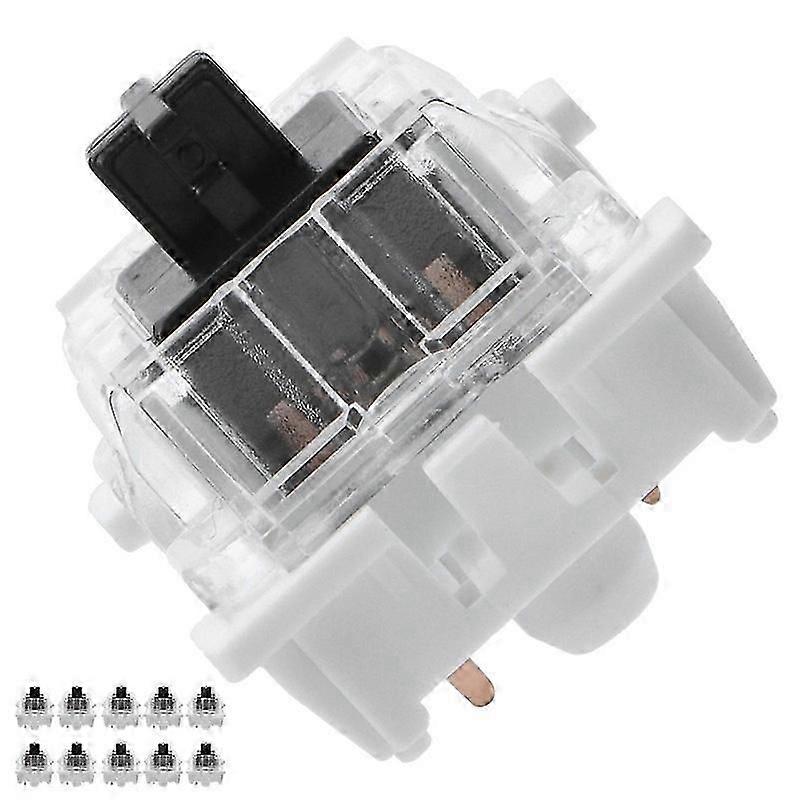 Replacement Black Mechanical 10 PCs Plate Mounted Switch Switch Keyboard