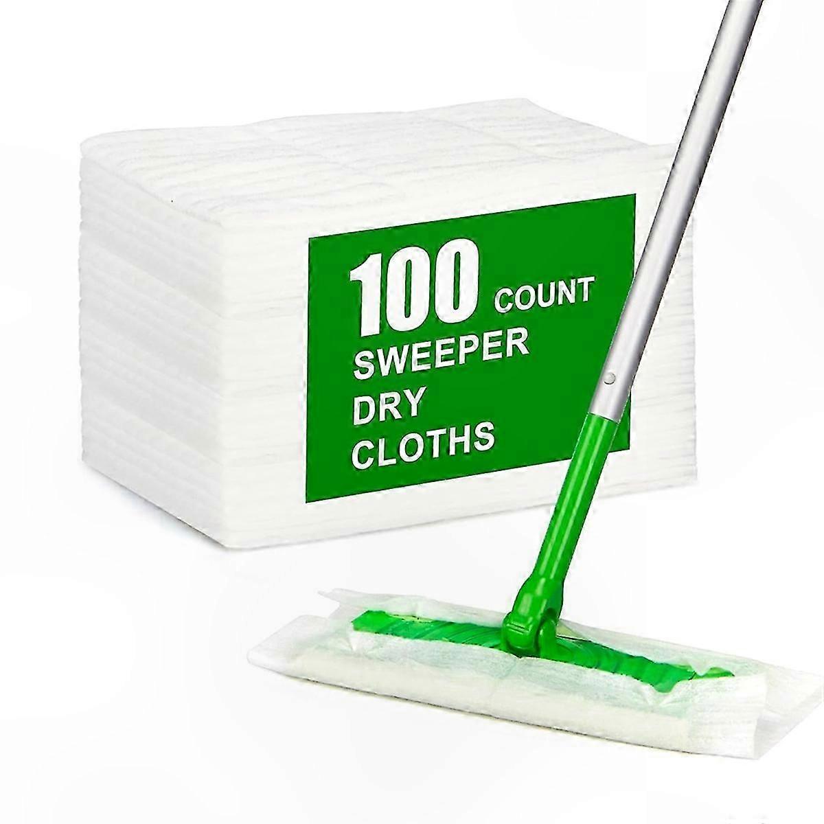 100-Pack Dust Cleaning Sheets for Mop Floor Cleaner