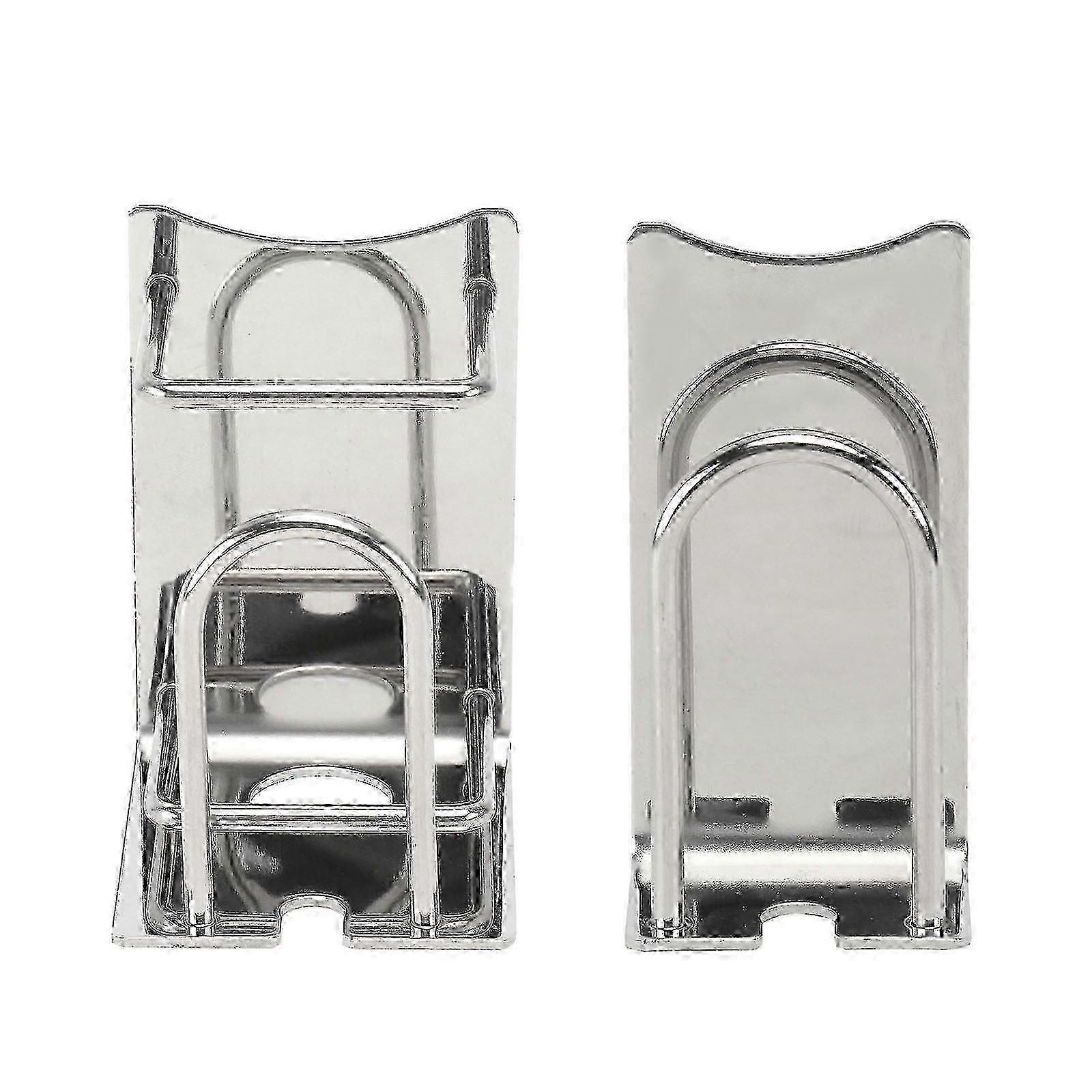2-Pack No Drill Bathroom Wall Mount Toothpaste Shelf & Toothbrush Holder, Space Saving Storage Rack for Bath Essentials