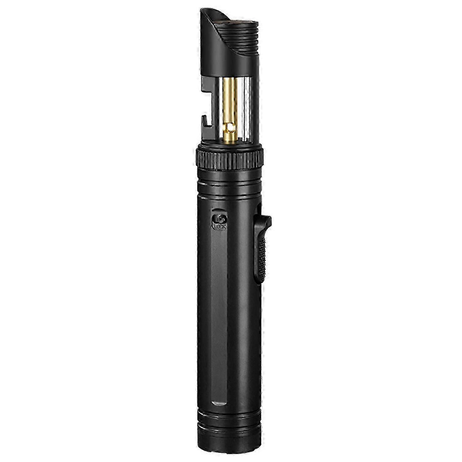Professional Adjustable Butane Torch for Camping, Hiking - Windproof, Refillable