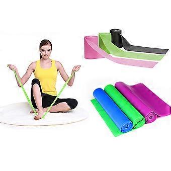 Elastic Band Fitness Body Building Stretch Bands for Physical Therapy Pink