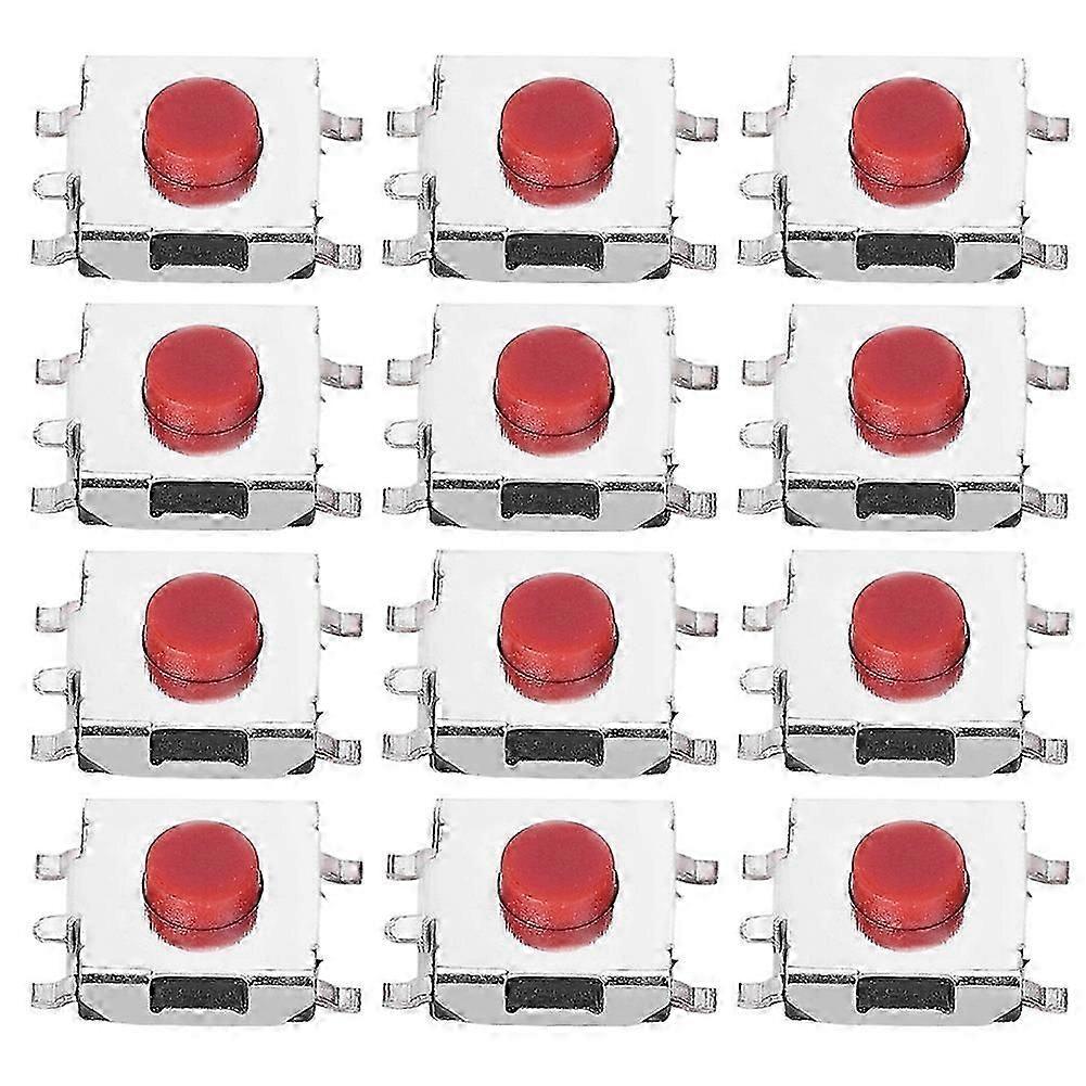 200Pcs Tactile Push Button Switch Electronic Product Light Touching Patch  6 x 6 x 3.1mm