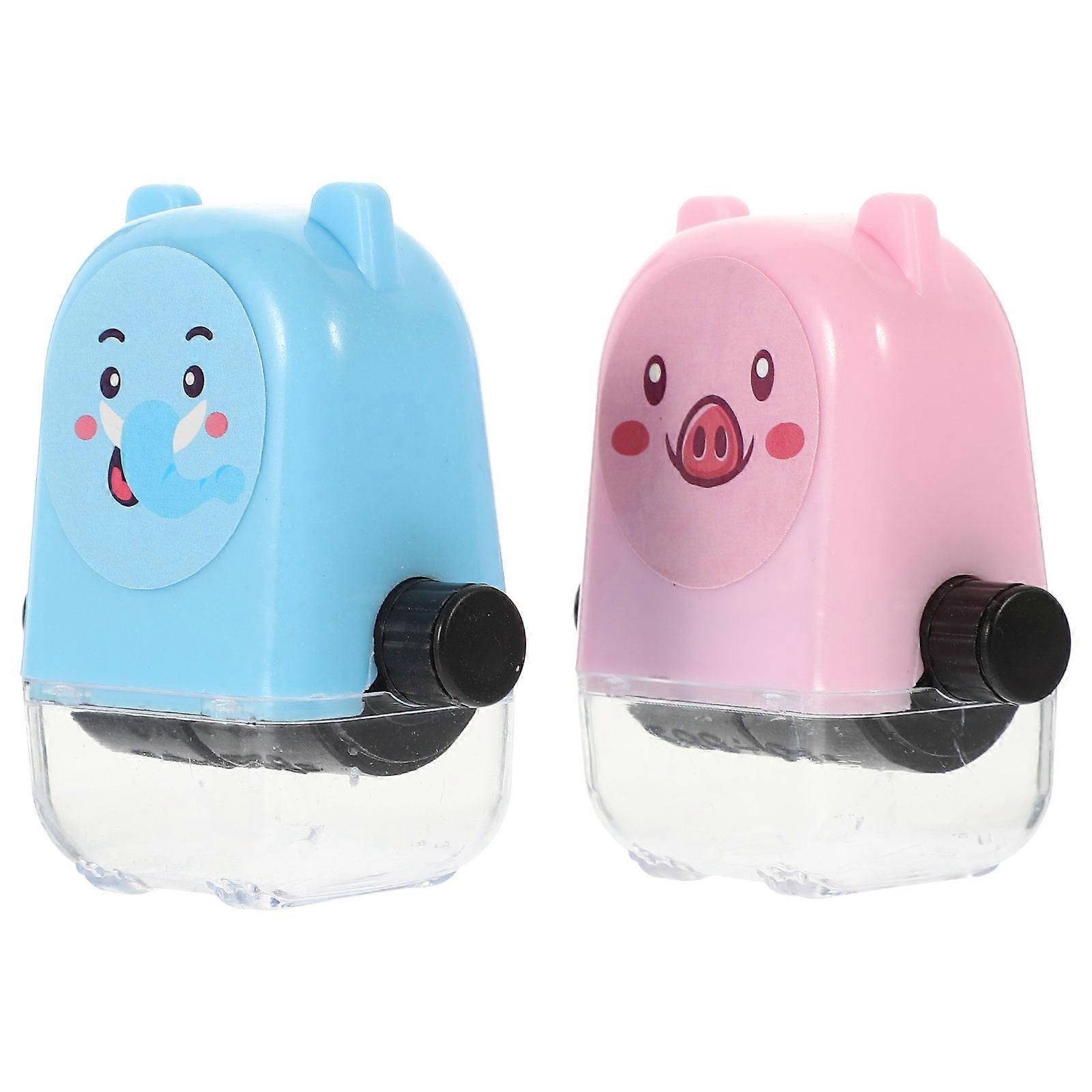 4pcs Math Roller Stamp Roller Number Teaching Practice Math Stamp Roller Digital Teaching Stamp Stamp