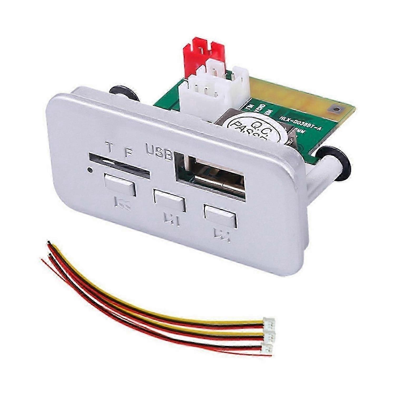 Bluetooth 5.0 MP3 WMA APE Decoding Board compatible with Speaker 12V