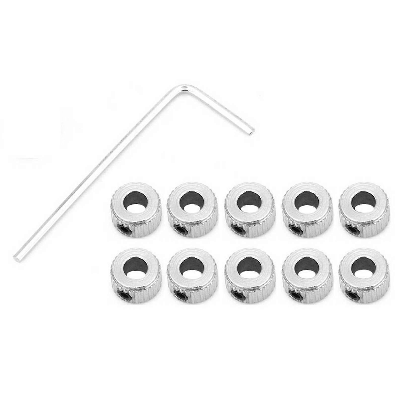 10 pcs eixo colar eletroplaca ferroníquel eixo travar colar ring5.1mm