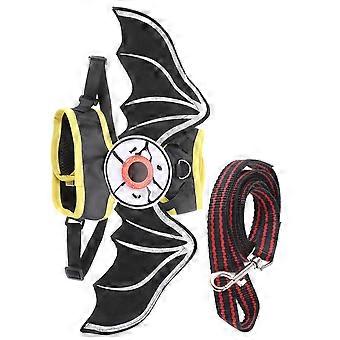 Cat Leash Set Bat Style Cat Harness for Pet Walking 5Sets Kit