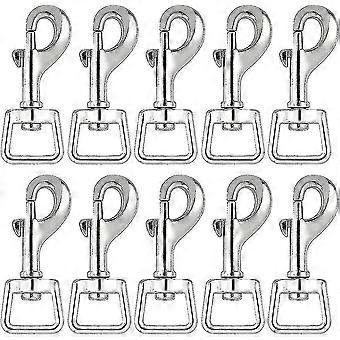 20pc Karabinerhaken für Hundeleine Halsbandverbindung, Heavy Duty Swivel Clasp Eye Bolt Buckle Trigger Clip