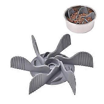 Christmas Yaju  Slow Feed Licking Pad For Dogs & Cats,silicone Relief Mats(1pcs-grey)