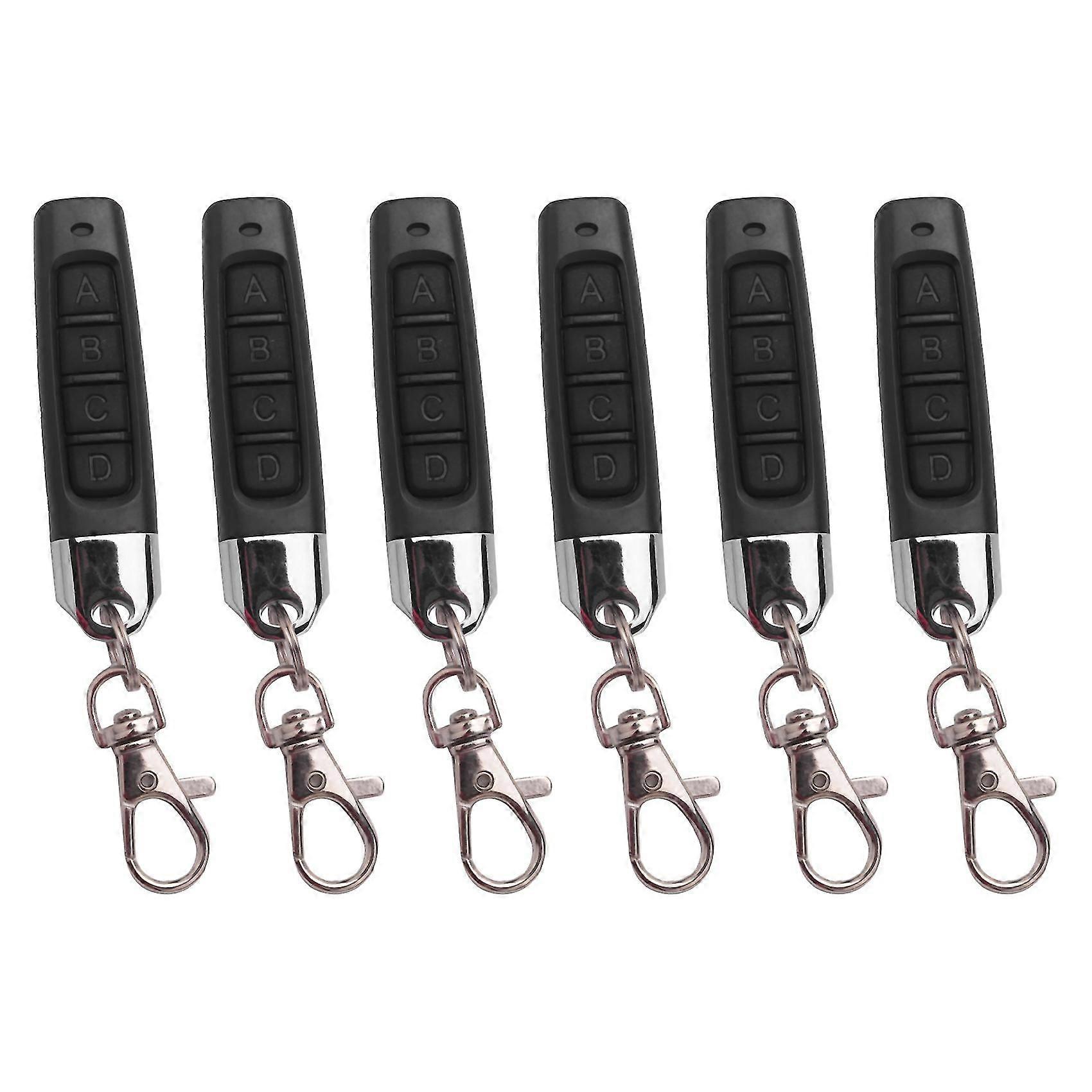 6x 433mhz Télécommande Garage Porte Ouvre-porte Télécommande Duplicateur Clone Cloning Code Car K