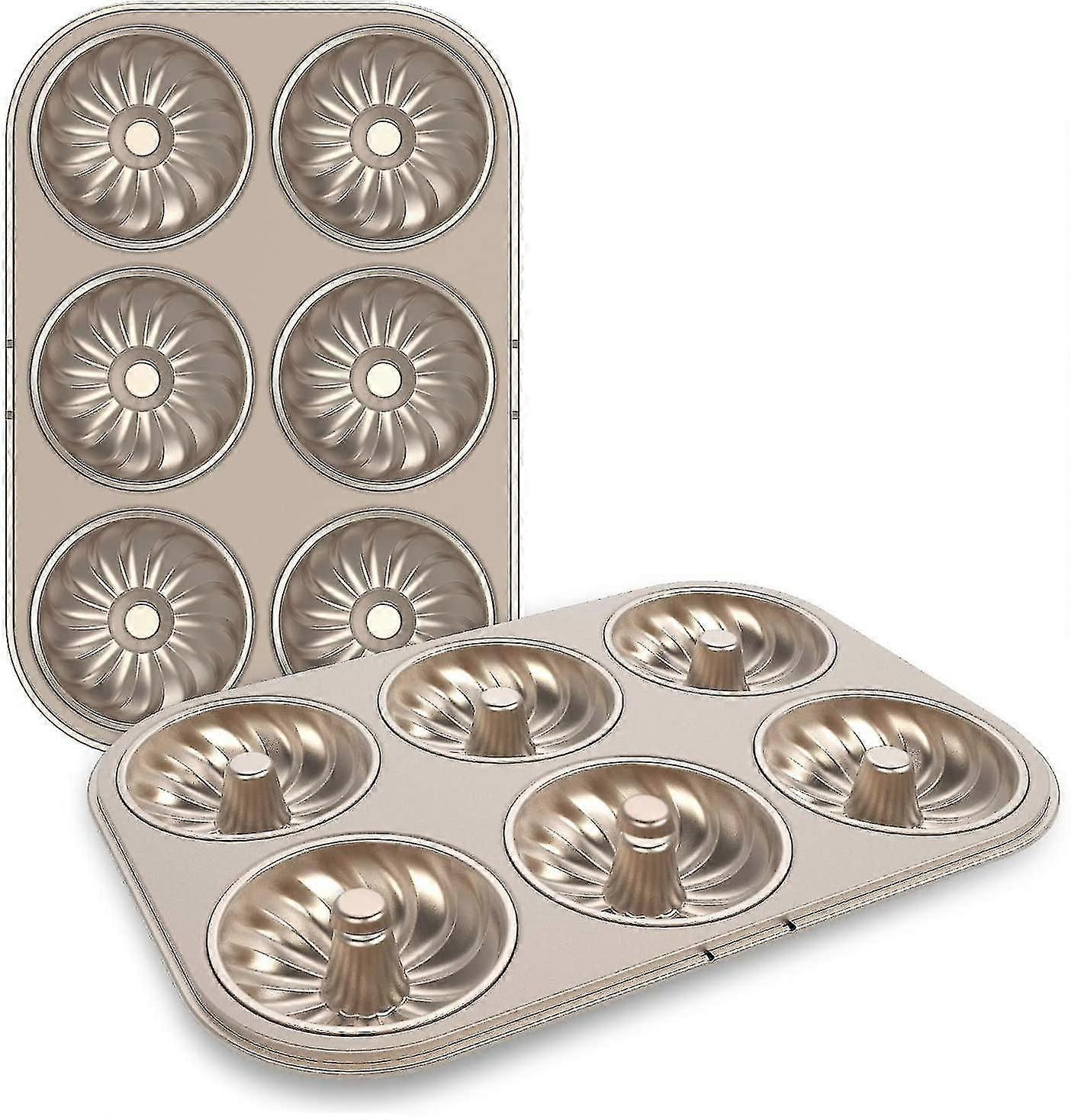Donut Pan For Baking, Beasea 2 Pack Donut Mold