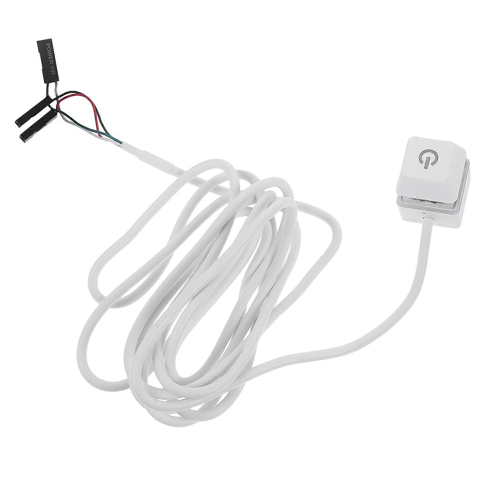 PC Power Button 1.65m External PC Power Button Remote PC Power Adapter Cable Supply