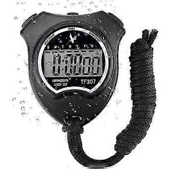 Digital Sports Stopwatch Timer, Handheld Chronograph Digital Stopwatch with Alarm/Calendar Suitable for Swimming Running Football Training