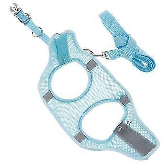 1 Set of Dog Harness with Leash Breathable Pet Harness Reflective Dog Harness IE