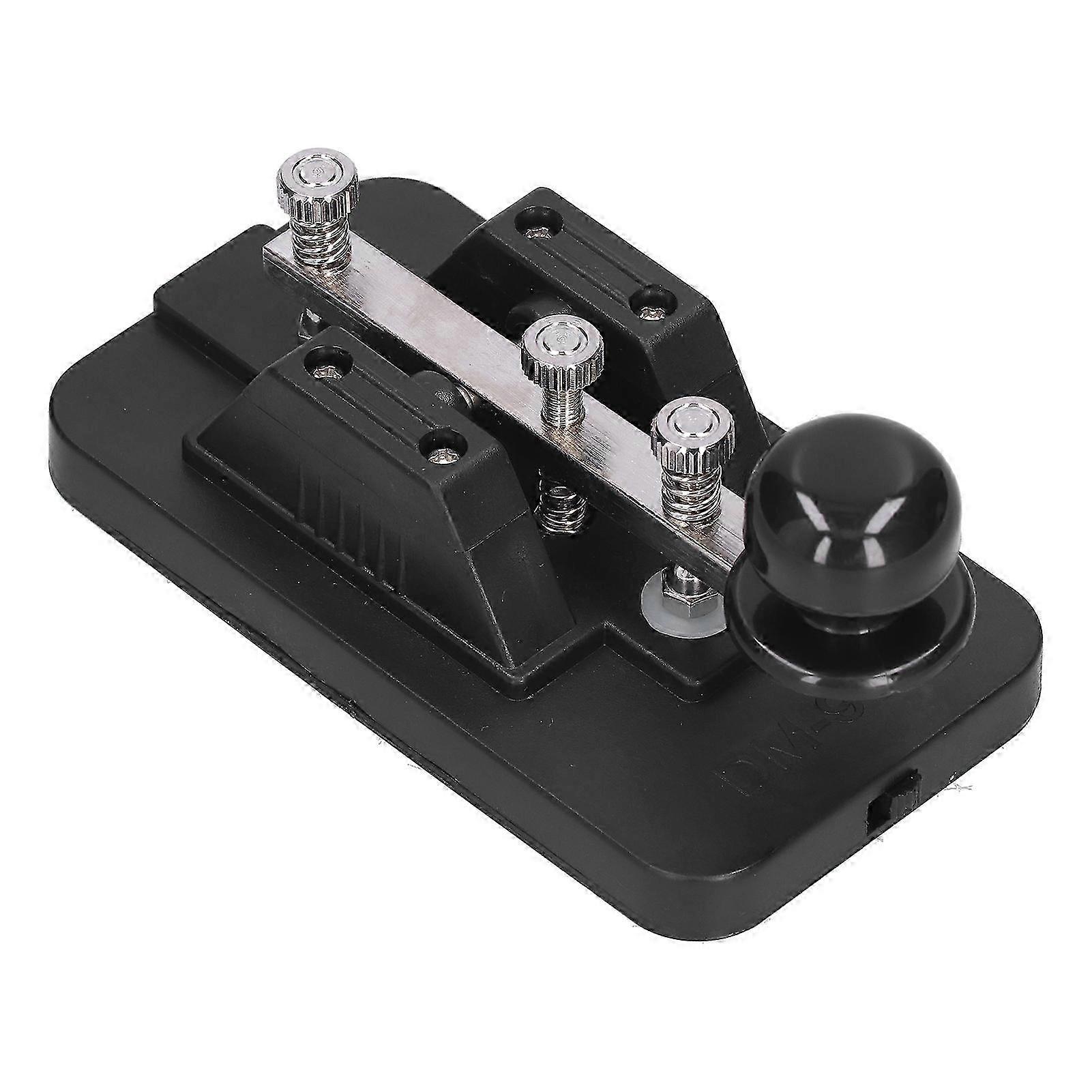 Morse Code Key Telegraph Tapper Manual CW Practice Tool Trainer with Buzzer compatible with Beginner